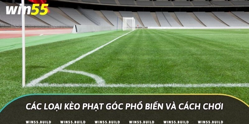 Các loại kèo phạt góc phổ biến và cách chơi